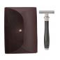 Preview: Safety Razor Travel Set, Cow Horn