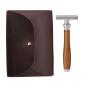 Preview: Safety Razor Travel Set, Plum Wood