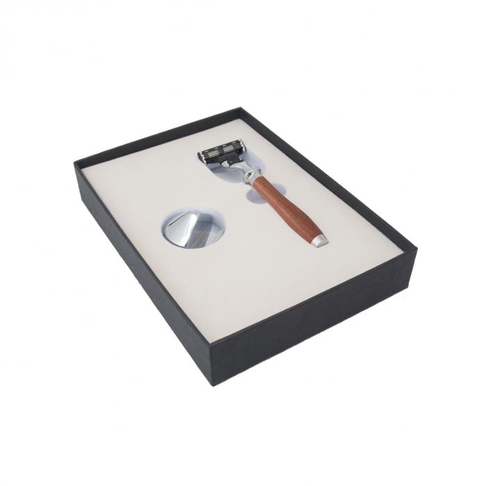 Mach 3 Razor with Stand, Bloodwood