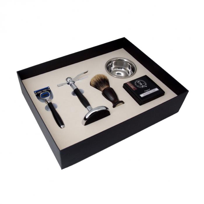 Fusion 5 Razor Set, Cow Horn