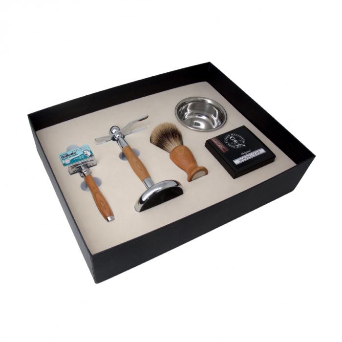 Safety Razor Set, Yak Horn