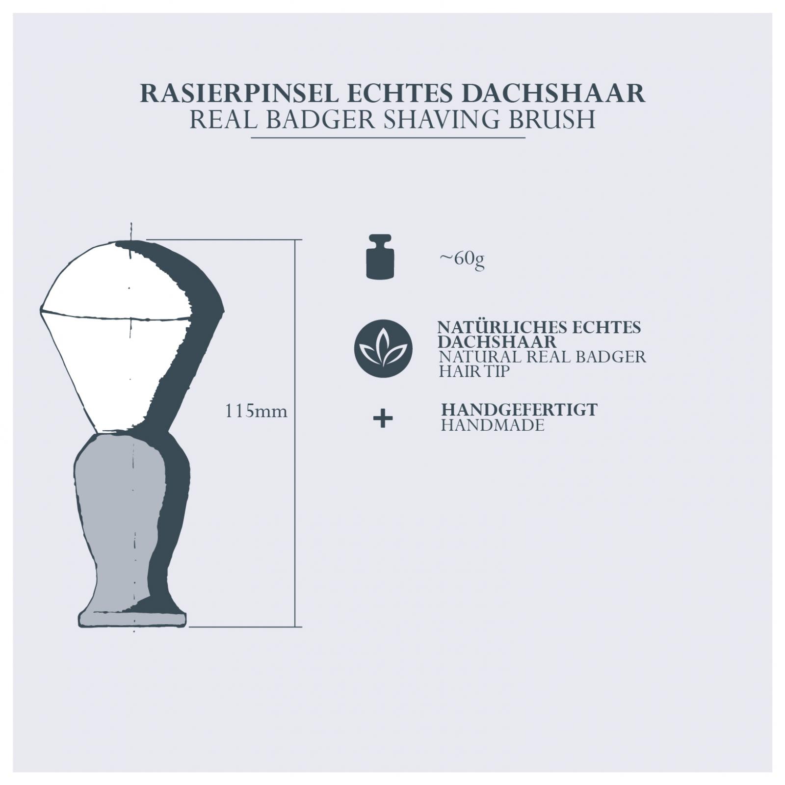 Mach 3-Rasierset, Kuhhorn