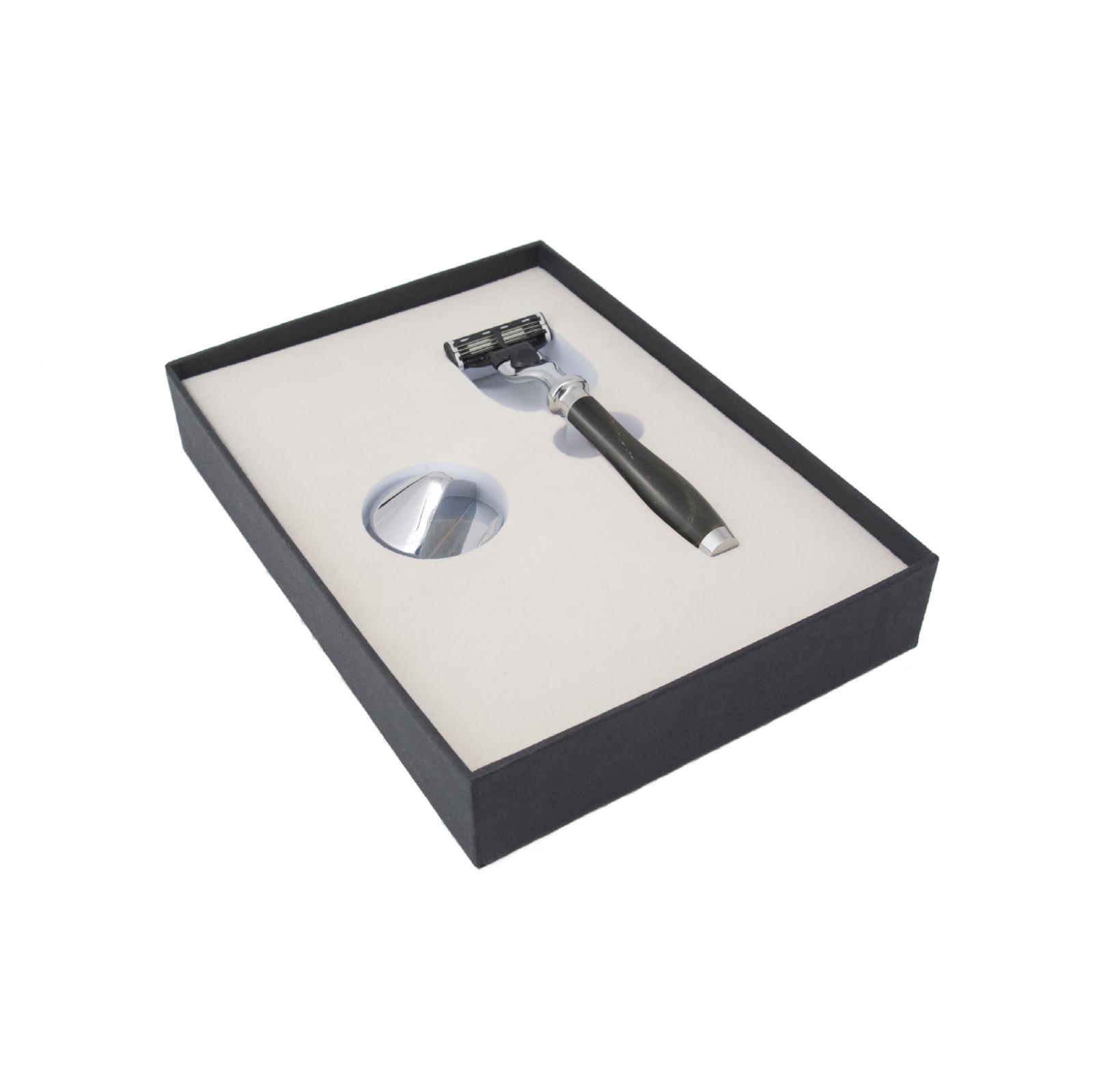 Mach 3 Razor with Stand, Cow Horn