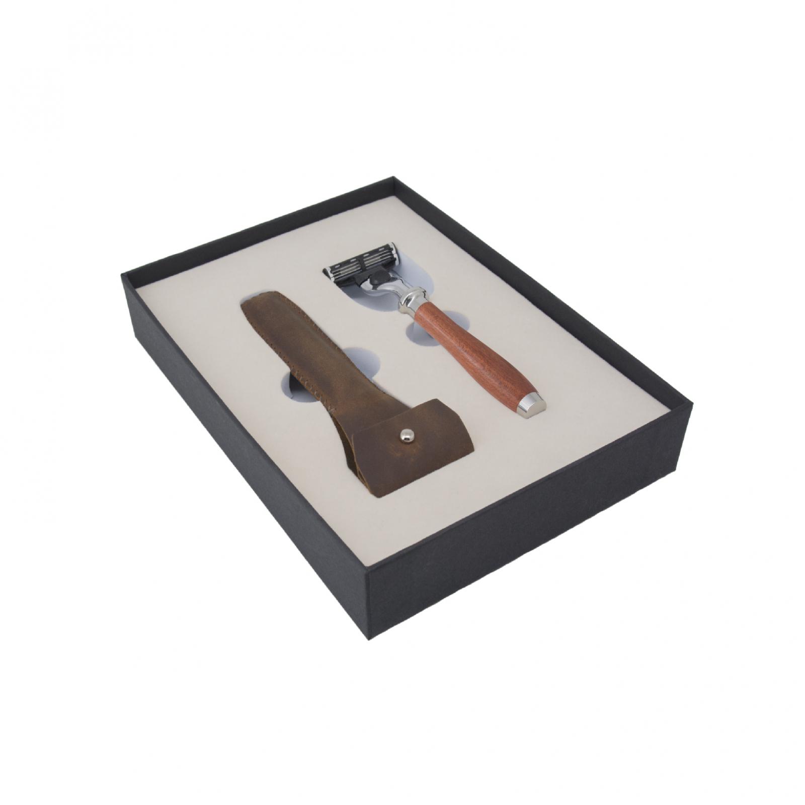 Reiseset Mach 3, Blutholz