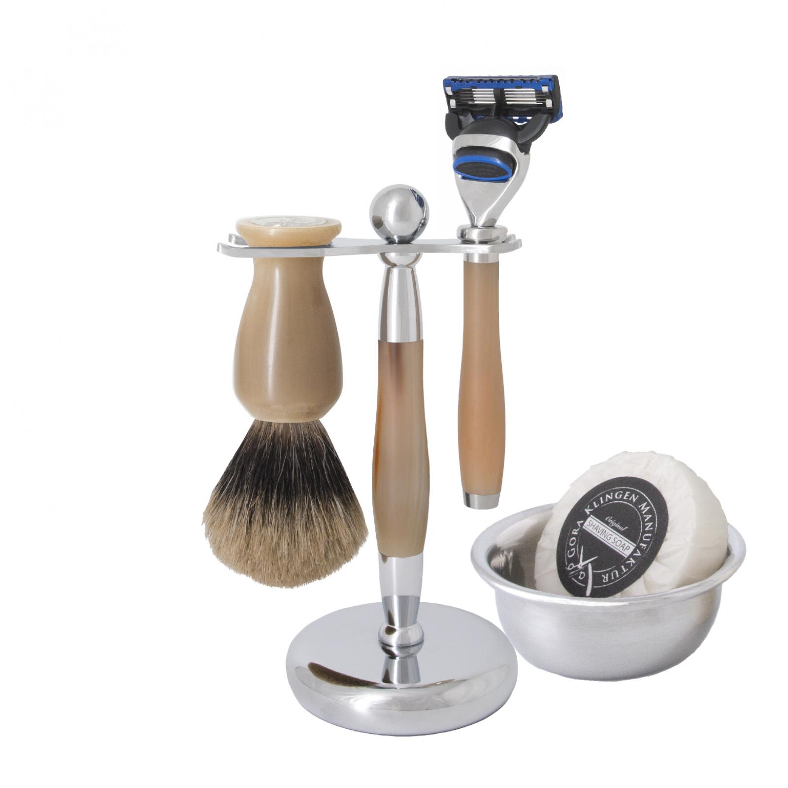Fusion 5  Razor Set, Yak Horn