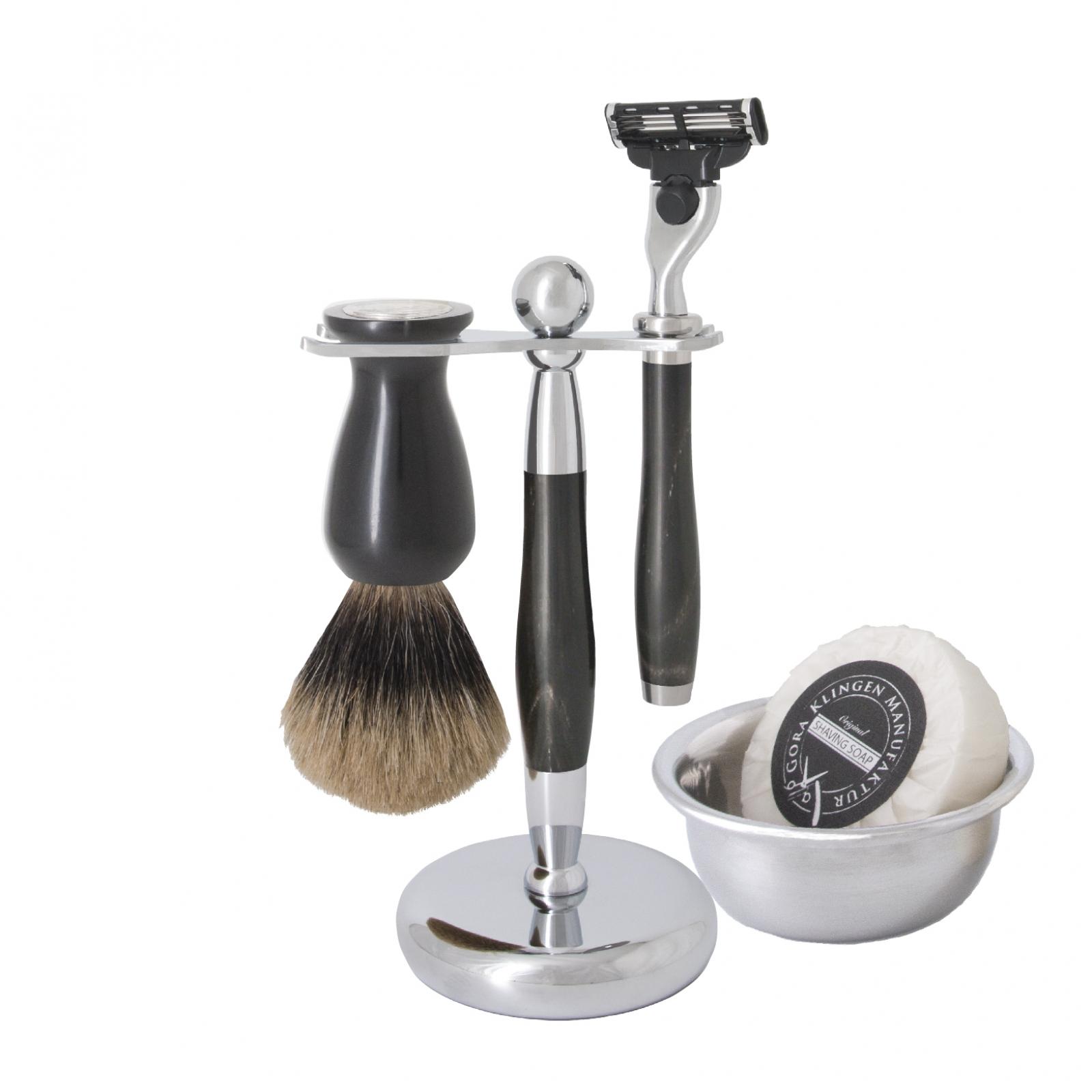 Mach 3 Razor Set, Cow Horn