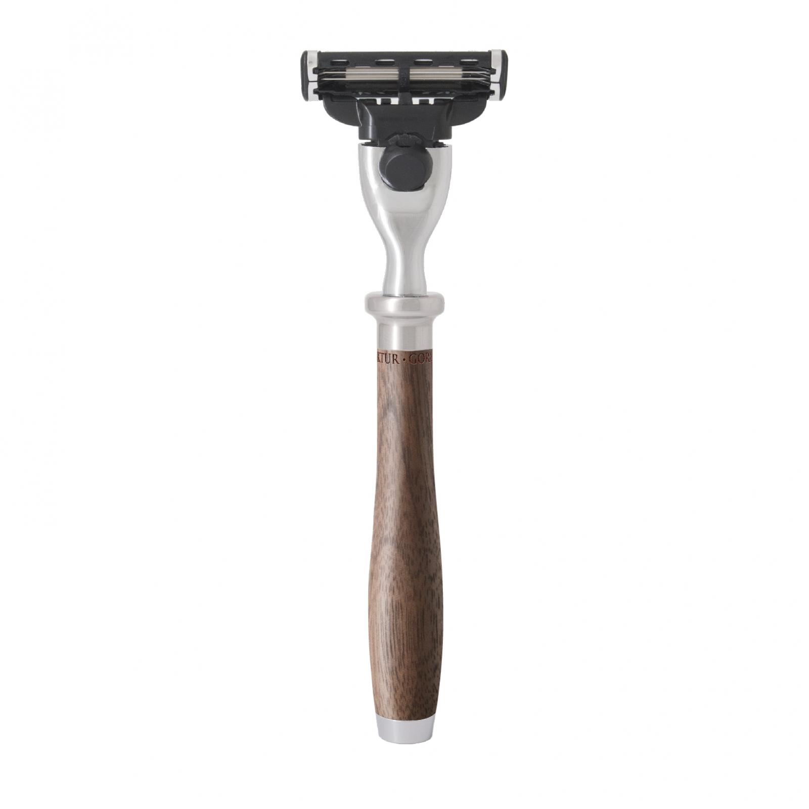 Mach 3 Razor, Walnut Wood